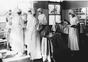 Loma Linda operating room in 1924